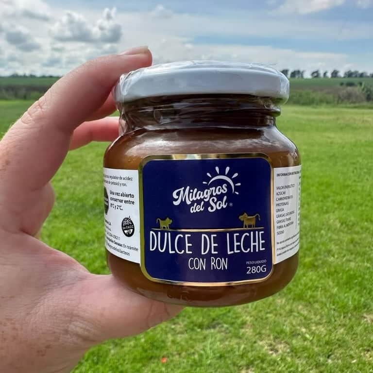 Dulce de leche con Ron 280g.