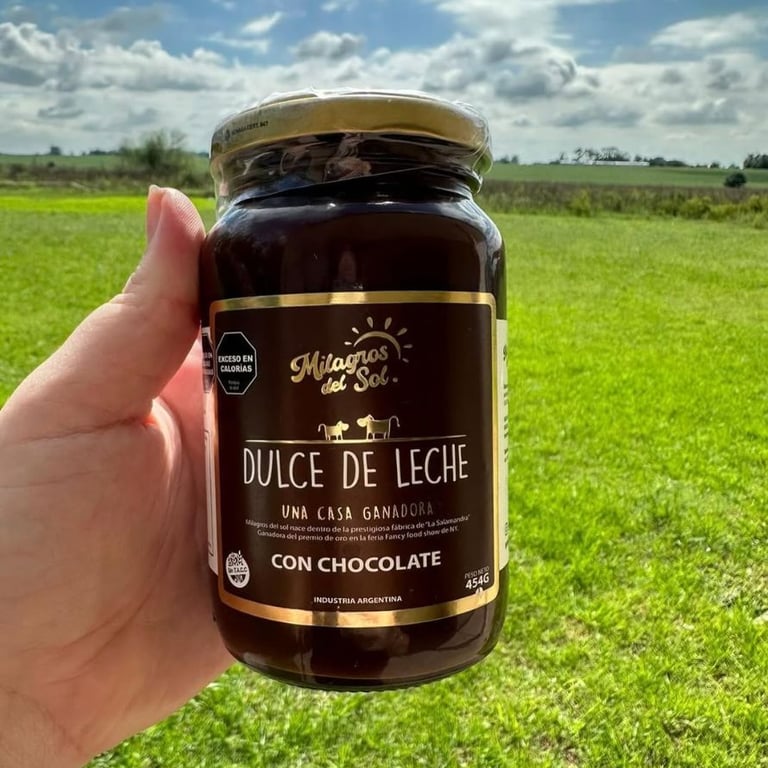 Dulce de leche con chocolate 450g.